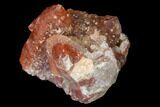 Natural, Red Quartz Crystal Cluster - Morocco #142922-1